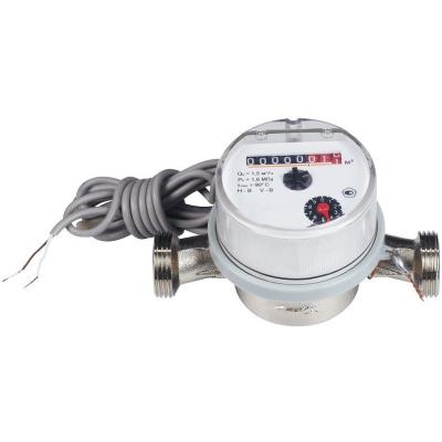 China Residential Single Chamber Jet Water Meter With Pulse Output for sale