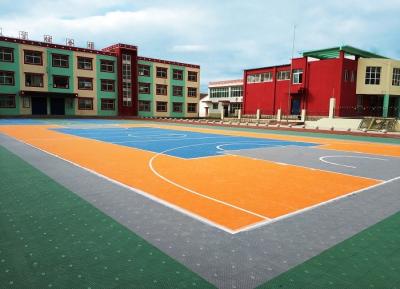 China Verwijderbaar het Basketbalhof die van de schokabsorptie Geen Lichte Bezinnings Super Flexibel vloeren Te koop