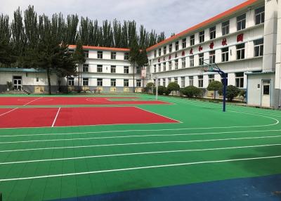 Cina Anti pavimentazione smontabile umida del campo da pallacanestro, pavimentazione dell'interno di pallacanestro di 100% pp in vendita