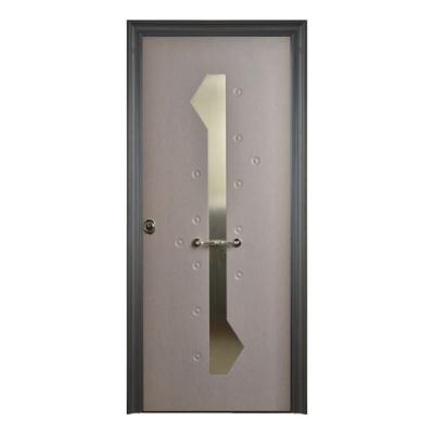 China Modern Fancy Modern Building Pvc Steel Main Door And Fire Resistant Design for sale