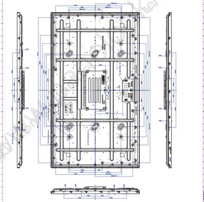 Китай 55 дюймовая высокая яркость LCD панель 3840×2160 яркость 2500cd/M2 LVDS интерфейс P550HVN06.4 продается