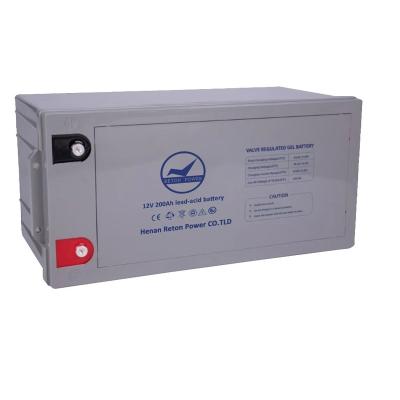 China Deep Life Cycle Hot Sale Solar Power Battery 200Ah Solar Lead Acid Battery for sale