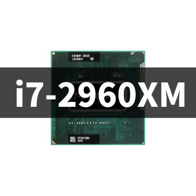 China LAPTOP Core i7-2960XM i7 2960XM SR02F 2.7 GHz 55W G2 Quad-core Eight-thread CPU Processor 8M Socket / rPGA988B for sale