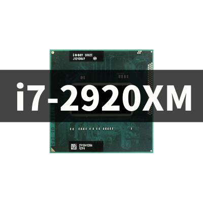 China LAPTOP CPU i7 i7-2920XM 2920XM SR02E CPU 2.5GHz Core 2.5GHz Quad-Core 8 Wires CPU 55W G2/rPGA988B Socket for sale