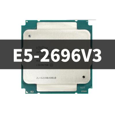 China Server Xeon E5-2696 v3 E5 2696v3 E5 2696 GHz v3 2.3 18-Core Twenty-36-Thread 45MB 135W CPU Processor LGA 2011-3 for sale