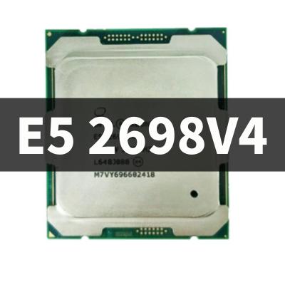 China Original server xeon version E5-2698V4 cpu processor 2.20GHz 20-Cores 50M FCLGA2011-3 for sale