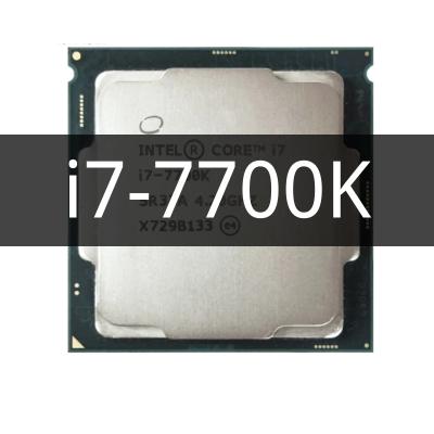 China Desktop SR33A Core i7-7700K 4.2 GHz 8M 91W LGA 1151 Quad-core Eight-thread CPU Processor for sale