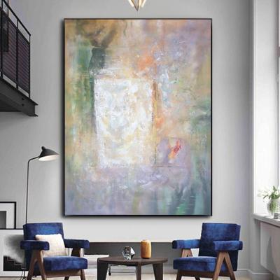 China Hand Painted Art Oil Painting Abstract Canvas Painting Ideas Modern Home Wall Bedroom Decor for sale