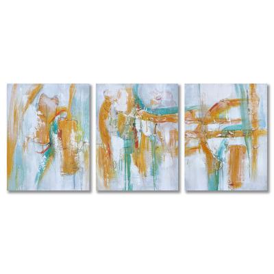 China Abstract Modern Wanderer Framed Handmade Abstract Wall Art Canvas Oil Painting For Home Decoration for sale