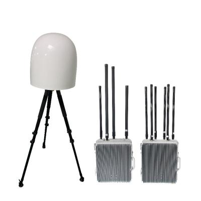 China 750W UAV Portable Drone Jammer Counter Radio Frequency Jamming Devices for sale