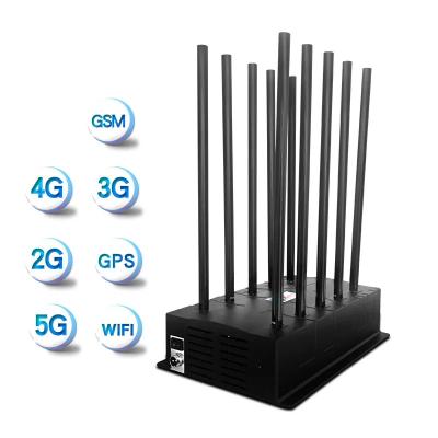 China 4G 5G Desktop Signal Gps Tracker Jammer Cell Phone Scrambler Custom for sale