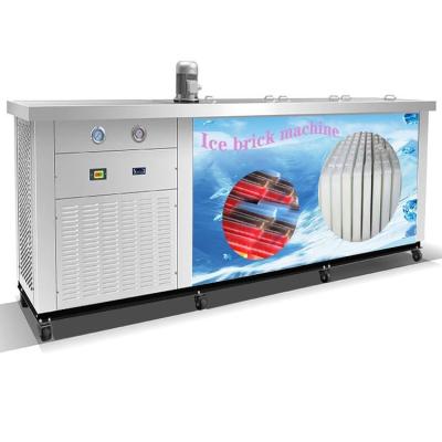 China Large commercial commercial ice block machine with 1680kg ice maker frozen ice cubes daily output for fishing boats and seafood for sale