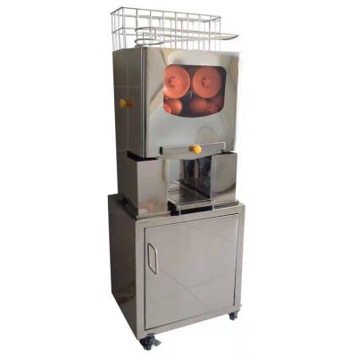 China Commercial Automatic Restaurant Juicer Vertical Orange Machine With Locker American 110V Pomegranate Press for sale