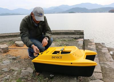 Chine DEVC-303 jaunissent le robot de pêche de DEVICT pour le bateau d'amorce, bateau de pêche de rc à vendre