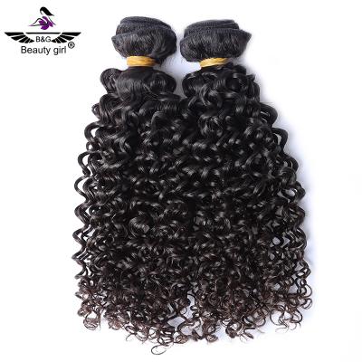 China No Shedding High Quality Mongolian Virgin Hair 10 Inch 12 Inch Deep Curly Pink Afro Kinky Curly Bundles 1B for sale