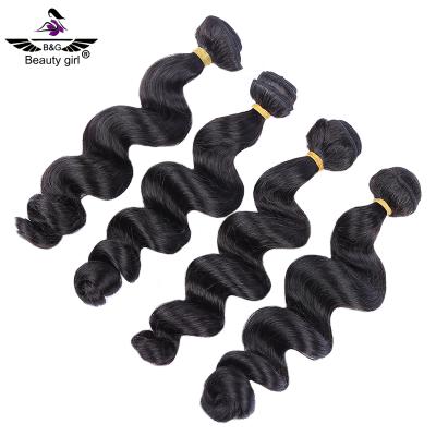 China No Hair Material Brazilian Hair 100% Loose Wave Shedding Hair With Headband for sale