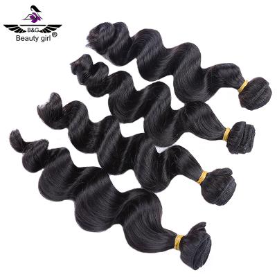 China No Wave Brazilian Hair Bundles Loose Shedding Cuticle Aligned Hair for sale