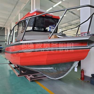 China Aluminum Deep V Speed ​​Boat Center Cabin Cruiser Fishing Boat Aluminum Boat for sale