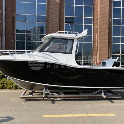 China 20.5ft 6.25m Profisher Marine Grade 5083-H116 Aluminum Aluminum Hulls Boat Outshore Inshore Fishing Aluminum Boat for sale