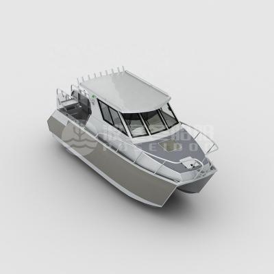 China New 8.8m Passenger Boat 29ft Aluminum Twin Hulls Luxury Aluminum Catamaran for sale