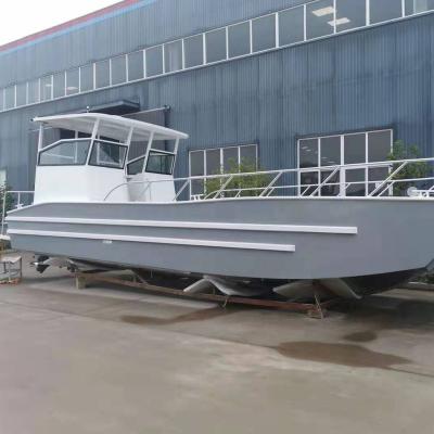 China Aluminum freighter 7.9m 26ft 5083-H116 welded aluminum landing craft for sale for sale