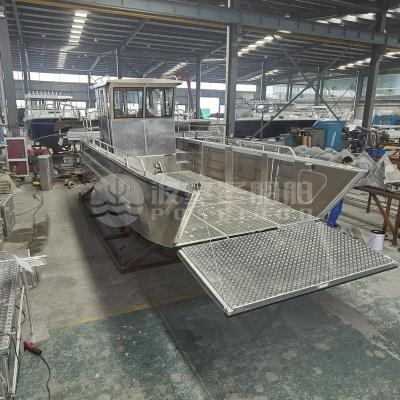 China Quality 9m 30ft cabin 5083 grade aluminum aluminum work barge landing craft for sale for sale