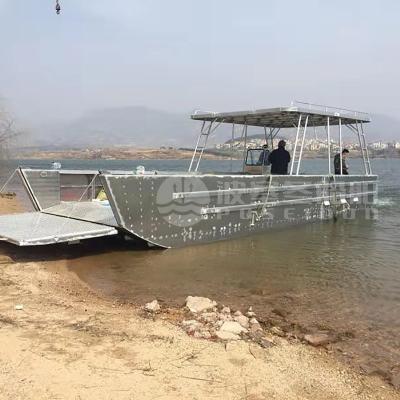 China New Transport Work Vessels 11m Aluminum Landing Barge Boats Aluminum Landing Craft With CE Certification for sale