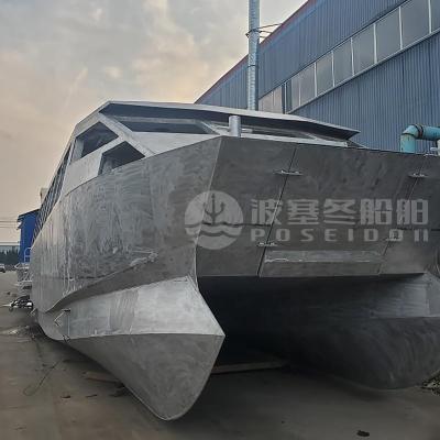 China Marine Grade Aluminum 5083 15m Catamaran Aluminum Passenger Boats for sale