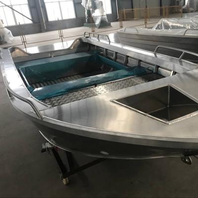 China High Speed ​​Leisure Sports Fishing Dinghy Boat 4.2m 4m Fully Welded Yacht Fishing Aluminum Fishing Boat With CE Certification for sale