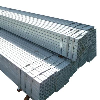 China Liquid Pipe MS Galvanized Hot Dipped Galvanized Hollow Steel Pipe Section Steel Pipe Price Wholesale for sale