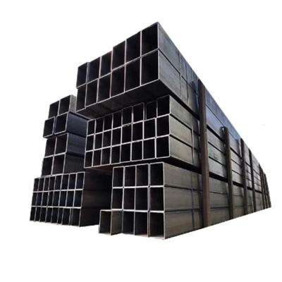 China Tianjin Liquid Factory Hot Rolled Rectangular Square Steel Tube Black Galvanized Iron Tube Black Pipe for sale