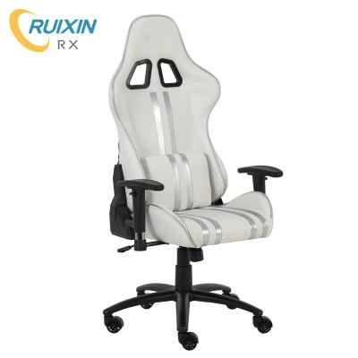 China (Size) Swivel Adjustable White Leather Office Chair Gaming Computer Chairs White Office Desk Chair for sale