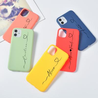 China Designer Shockproof Cartoon Silicone Phone Cases For Iphone 12 Pro 11 XR XS Art Line Soft Back Cover For Iphone 14 Pro Max for sale