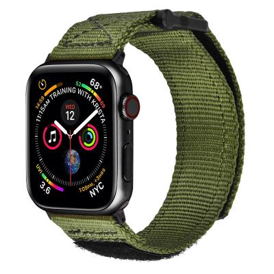 China Luxury Adjustable Nylon Buckle Braided Watch Bands Strap For Apple Watch Braided Band For Apple Watch Series 8 7 Ultra 49mm for sale