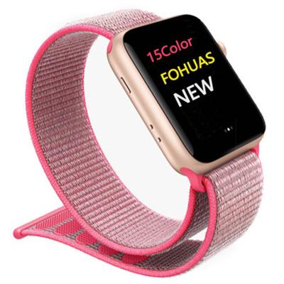 China Sport Buckle Replacement Watch Band Luxury Woven Nylon Strap For 45mm 49mm Apple Watch Band Elastic For Apple Watch Series 8 SE Ultra for sale