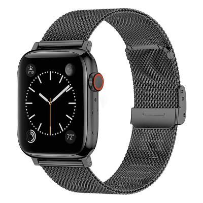 China Vintage Luxury Luxury Milanese Watch Band For Apple Watch Stainless Steel Wrist Band For Apple Watch 8 Ultra 7 Band 45mm for sale