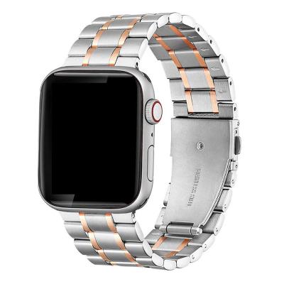 China Luxury Men Business Metal Smart Watch Band Strap For Apple Watch Stainless Steel Band For Apple Watch 7 49mm Strap 8 Ultra 44mm for sale