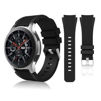 China 20mm Luxury Custom Classic Soft Silicone Smart Watch 22mm Strap Sport Watch Band For Samsung Galaxy Watch 46mm Strap Bands for sale