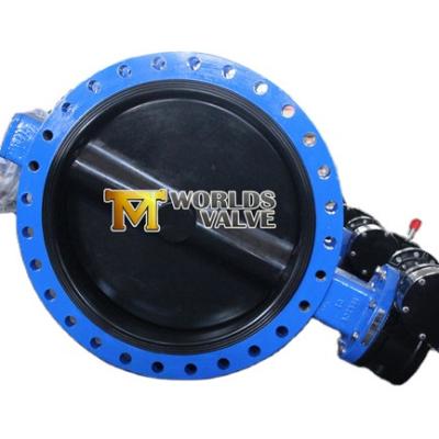 China General 700 Mm Ductile Iron Di Flanged Butterfly Valve Gearbox for sale