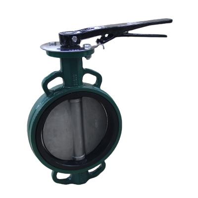 China WCB General body two axis ptfe half seat butterfly valve for sale