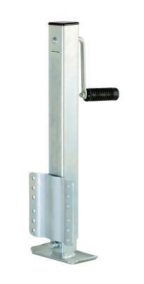 China Boat Dropfoot Bolt-On Trailer Jack 2500 Lb Capacity With Hardware Zinc Plated for sale