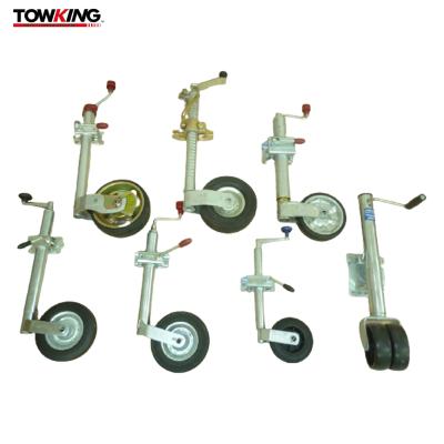 China Top wind ISO9001 Clamp On Jockey Wheel For Caravan Box Trailer for sale