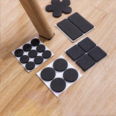 China Self Adhesive Rubber Furniture Feet Anti Slide Protector Thickening and Self Adhesive Hardwood Flooring Grippers for sale