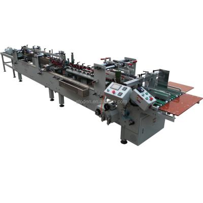 China Automatic Products PVC Clear Boxes Folding And Gluing Machine for sale