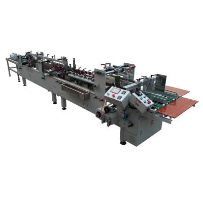 China Rigid Products PET Clear Automatic Packing Boxes Folding And Gluing Machine for sale