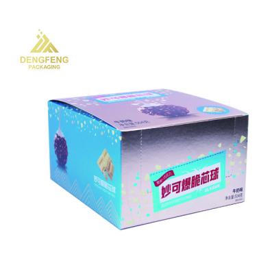 China Disposable Hot chocolate color box, widely used in food, shape box, display box for sale