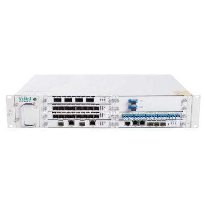 China DWDM Managed 2U Rack 19inch 1+1 Redundant Dual Power AC/DC Multimode 850nm/1310nm 4 8 16 40 Channels with 3R Function for sale