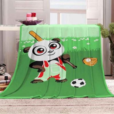 China Anti-Static Puffy Blanket Manufacturer Organic Baby Toddler Kids Blanket Luxury Warm Throw Blanket Wholesale for sale