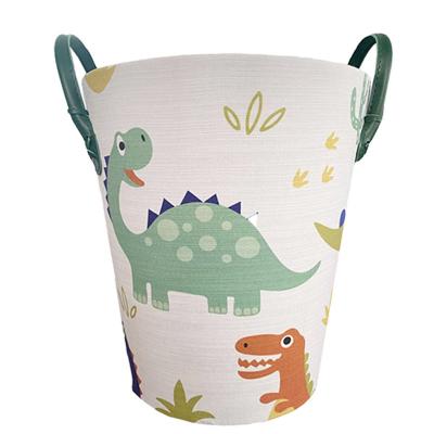 China Storage clothes toys to carton dirty pattern laundry basket storage basket for child with low price for wholesale for sale