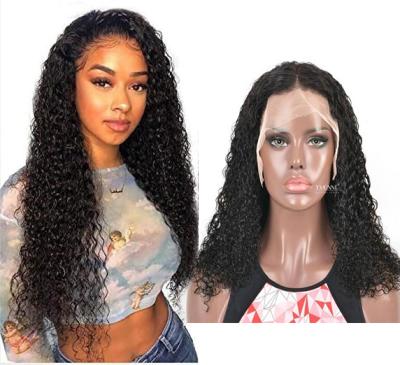 China Fashion YVONNE Hair Wigs Malaysian Natural Straight Brazilian Hair Wigs 100% Malaysian Curly Lace Front Human Hair Wigs For Black Women for sale